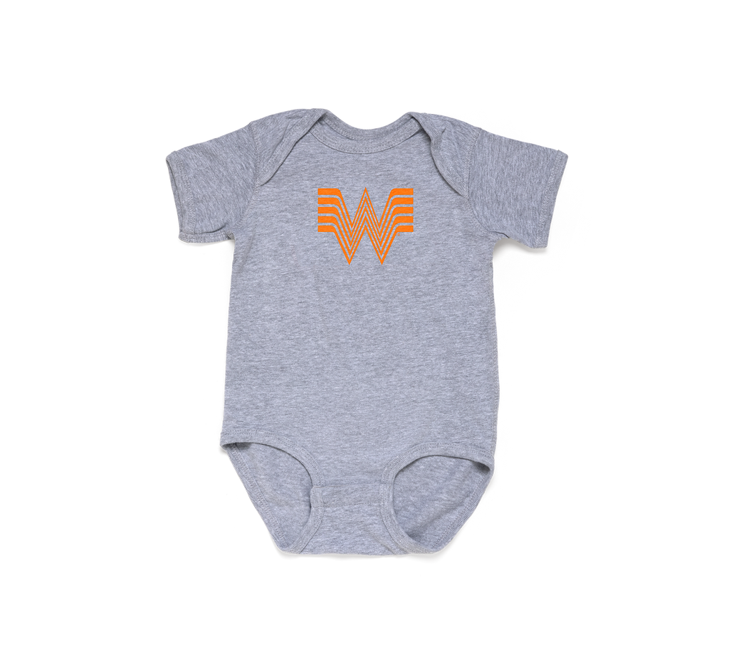 Grey Flying W Baby Bodysuit – WHATASTORE