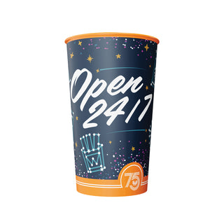 On-White Photo of Open 24/7 Commemorative Cup