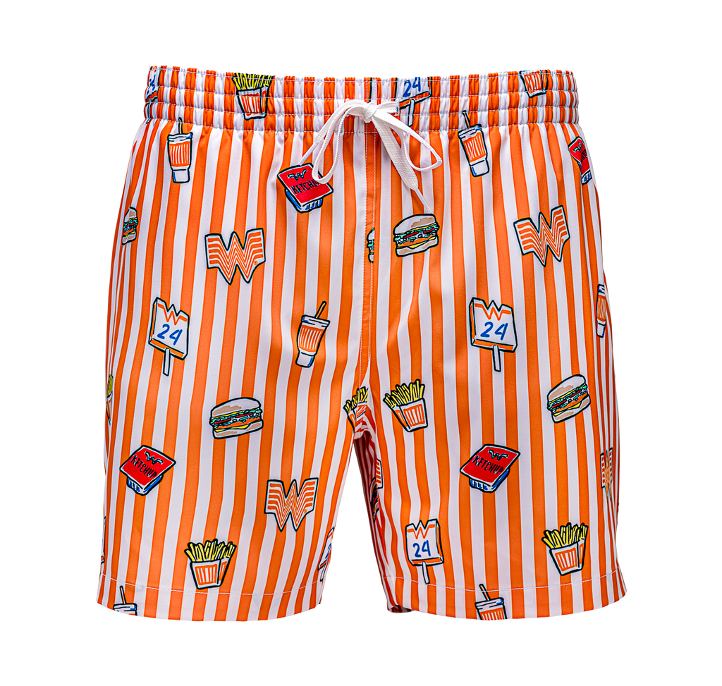 Red chubbies swim trunks discount