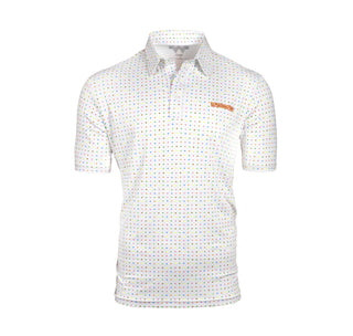 view day dot golf polo