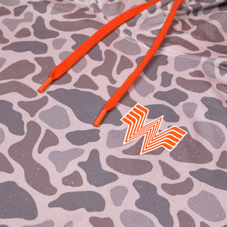 Up-close photo of Burlebo x Whataburger Deer Camo Hoodie