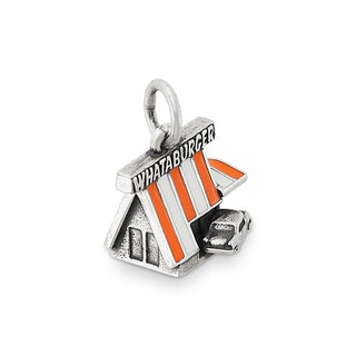 View back of Whataburger A-Frame James Avery charm