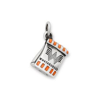On-white photo of James Avery x Whataburger To Go Bag Charm