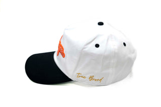 True Brvnd® Black/White Script Hat