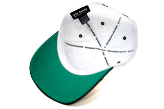 True Brvnd® Black/White Script Hat