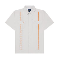 Texas Standard Whataburger Grey Libre Guayabera