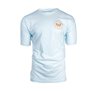 View Whataburger Just like you like it light blue flag tee front