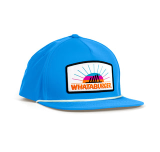 View staunch retro sunset hat front
