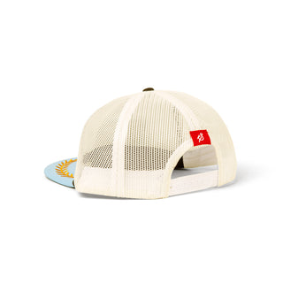 View side of Cream Foam Front Staunch Collection Hat