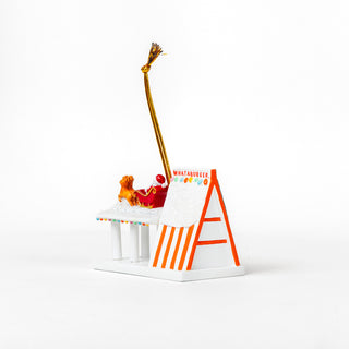 View back of Whataburger Restaurant Unit Ornament