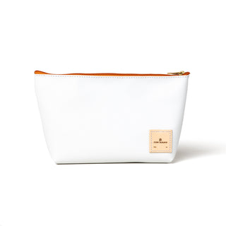 View back of Jon Hart Orange/White Grande Bag