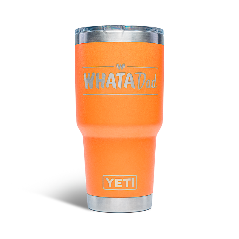 WhataDad 30 oz Orange YETI Rambler® Tumbler – WHATASTORE