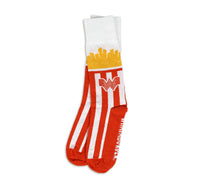 Navy Burger Build Sock