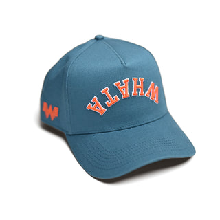 View Blue Whataburger x True Brvnd® Snapback Hat front