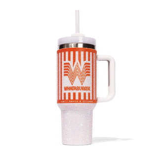 On-white photograph of 40oz Bling Tumbler