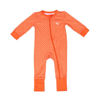 On-white photo of Burlebo x Whataburger White Logo Baby Zip Up
