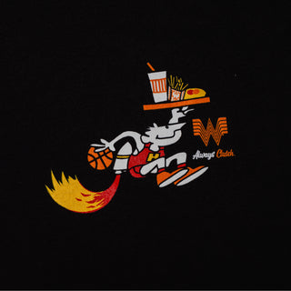 Detailed Photo of Houston Rockets x Whataburger Ketchup Mustard Tee Front Chest Graphic