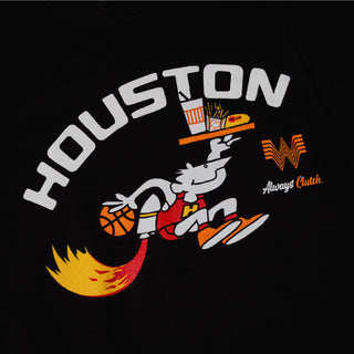 Detailed Photo of Houston Rockets x Whataburger Ketchup Mustard Crewneck