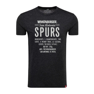 San Antonio Spurs Whataburger Spicy Ketchup Black Tee