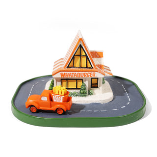 Decorative Whataburger Holiday Restaurant on white background