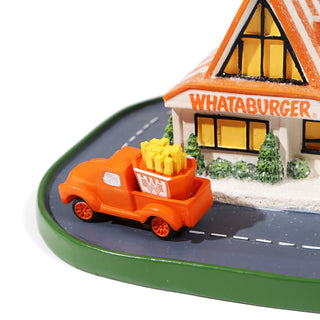 Decorative Whataburger Holiday Restaurant on white background