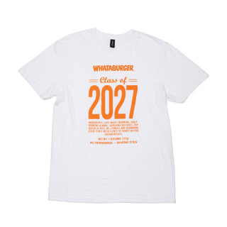 Class of '27 Tee on white background