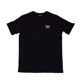 Hooey x Whataburger Black Aztec Tee on White Background