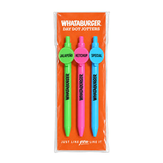 Whataburger Pen Trio on white background