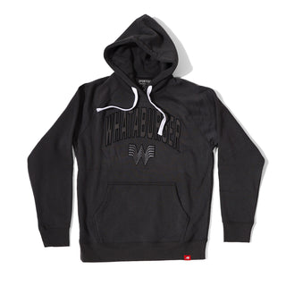 Onyx hoodie with a logo on a white background
