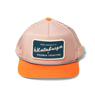 Mauve Staunch Collection Hat on white background