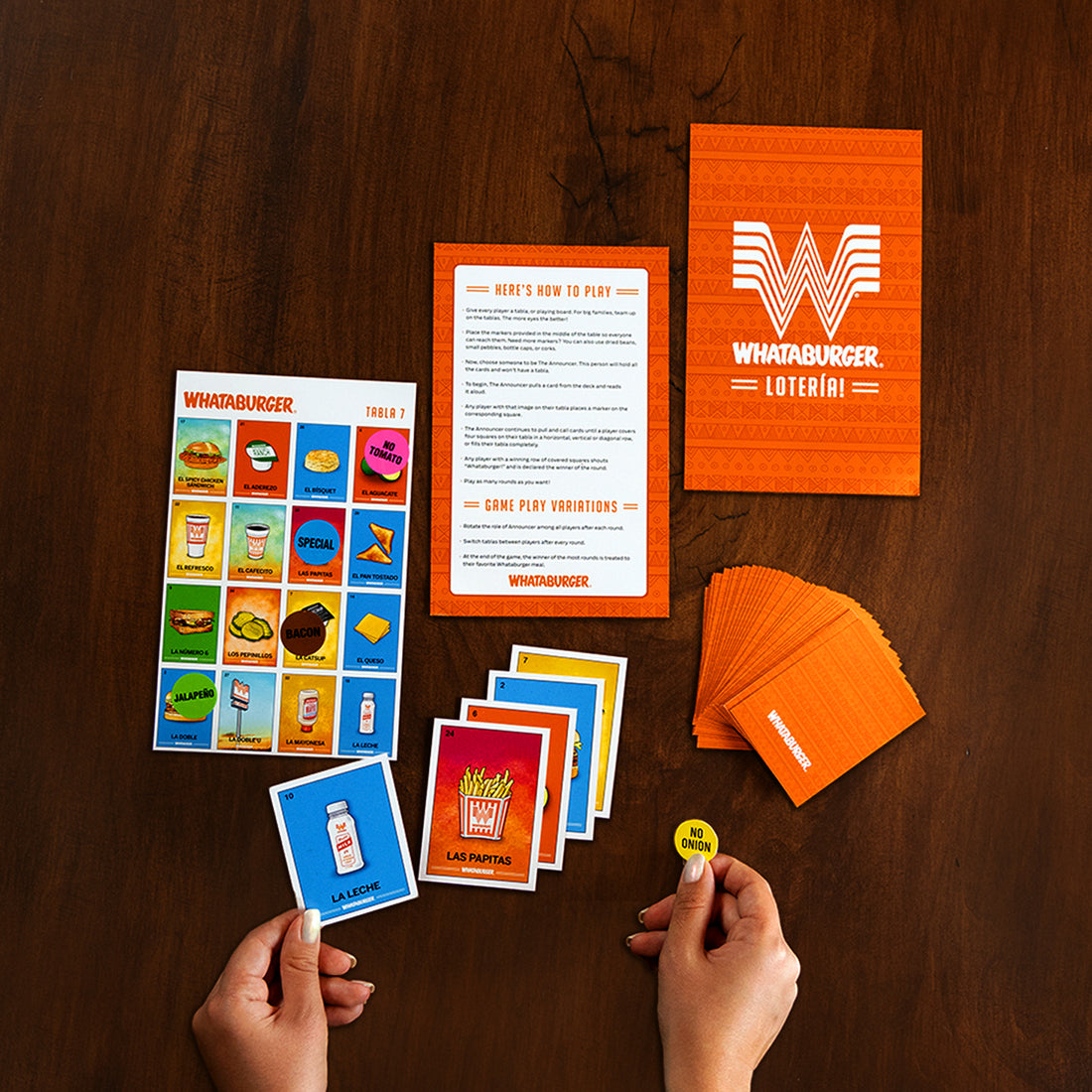 Whataburger Games Playing Cards, Puzzles & LoteriaN WHATASTORE