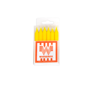 View Birthday Bundle Yellow Candles in Fry Box