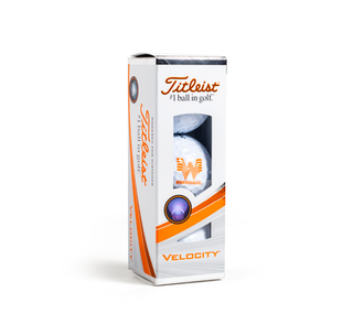 View Titleist Velocity Golf Balls with Whataburger Logo