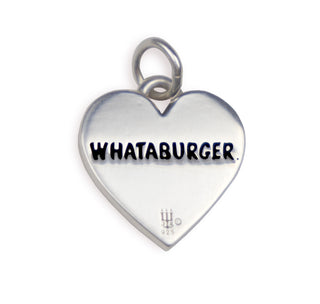 Back View - Sterling Silver with Black Engraved "Whataburger"