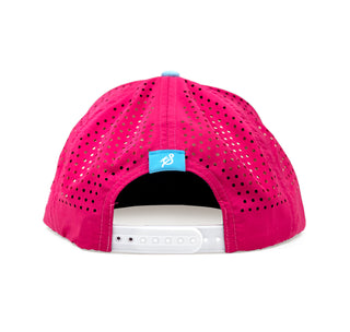 Back View: Staunch Pink Neon Sign Hat