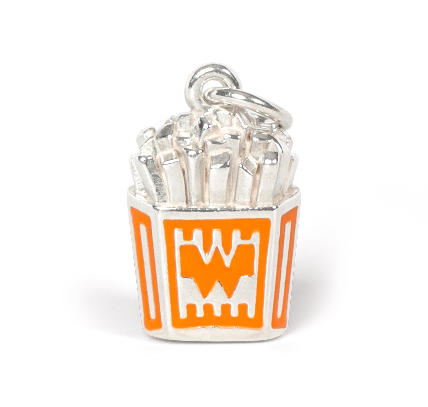 James Avery Enamel Whataburger Spicy Ketchup Charm - Sterling Multi