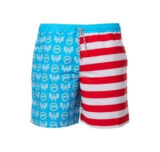 View Front Magellan Outdoors Americana Blue Boat Short