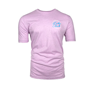 view whataburger lilac colored lake club tee front